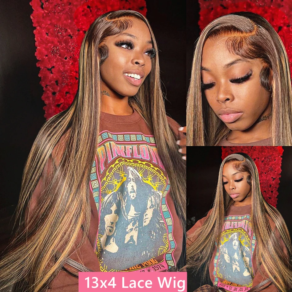 613 Blonde Body Wave Lace Front Wig - Peruca de Cabelo Humano com Renda