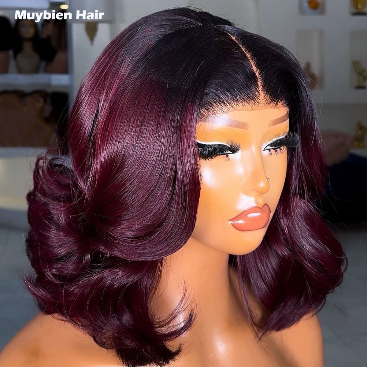 Glueless Wear And Go Human Hair Wig - Peruca Bob Sem Cola Pronta para