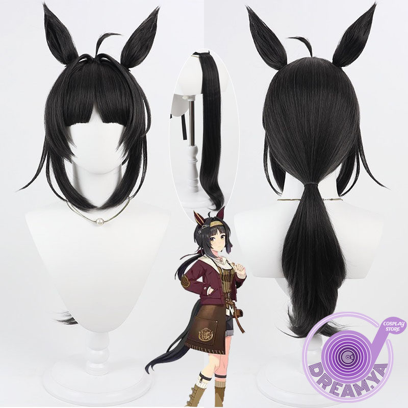 Synthetic Wigs - Peruca de cosplay logotype uma musume