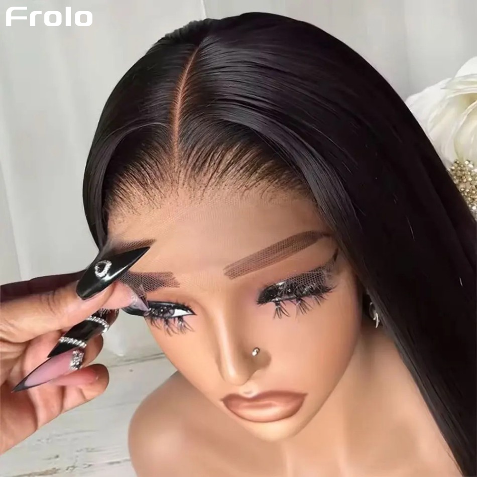 Human Hair Wigs - Perucas de Cabelo Humano Liso Sem