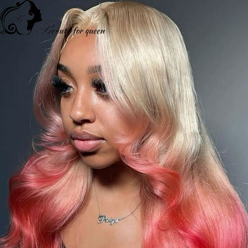 Peruca de Cabelo Humano Longa  - 613 Blonde Body Wave Lace Front Wig avaliação e preço