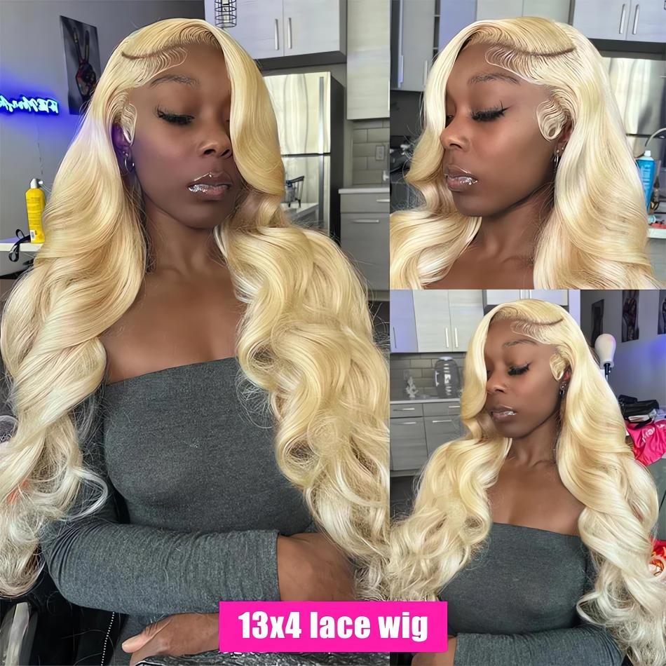 Peruca Frontal HD 613 com Rend - 613 Blonde Body Wave Lace Front Wig avaliação e preço