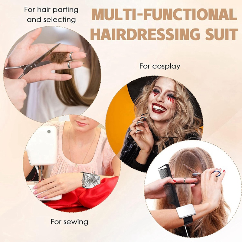 8 Peças: Anel de Separação de  - Hair Clips avaliação e preço