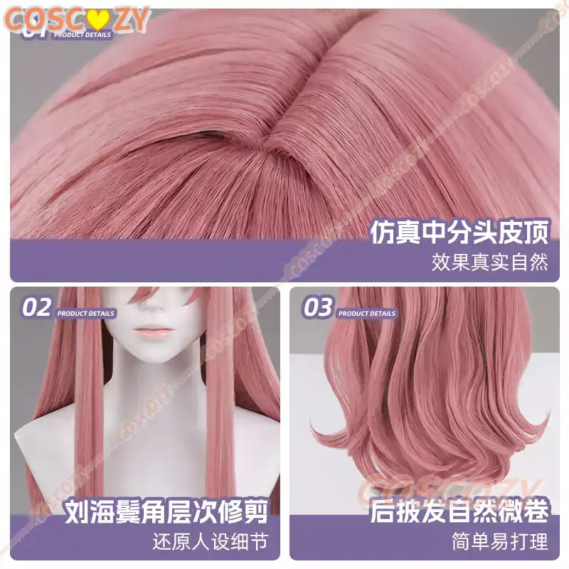 Peruca de Cosplay Anime The Ri - Synthetic Wigs avaliação e preço