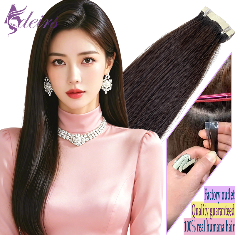 Adidos mini fita em extensões  - Invisible Tape In Extensions Real Hair avaliação e preço