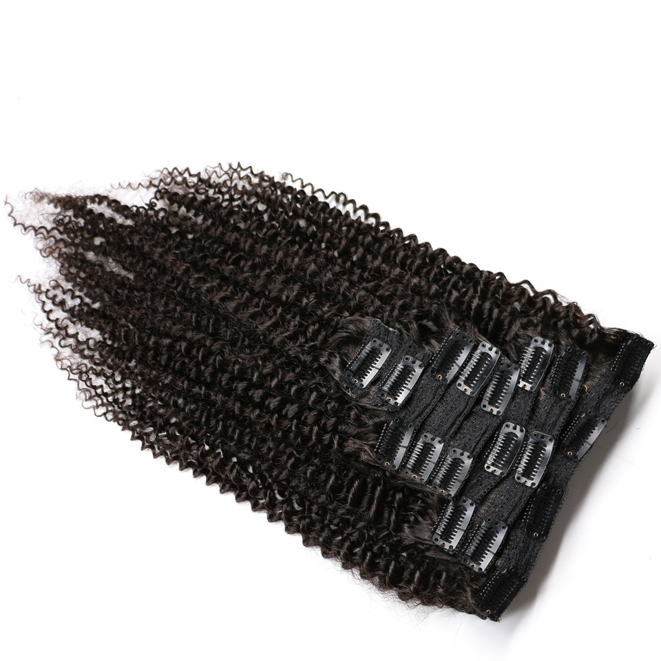 Extensões de cabelo humano cac - Seamless Clip In Hair Extensions Human Hair avaliação e preço