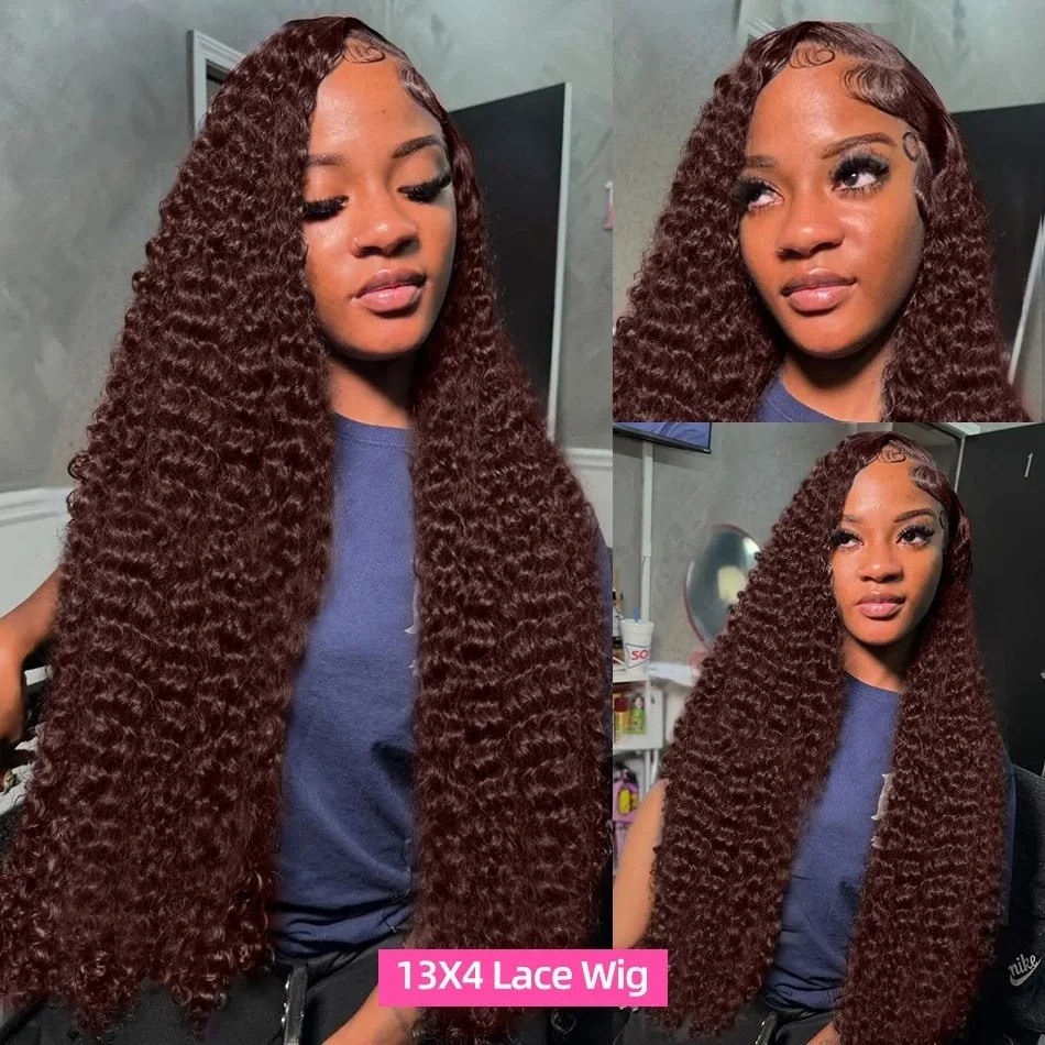 Peruca Cacheada Frontal de Ren - Hd Lace Frontal Wig Human Hair Pre Plucked avaliação e preço